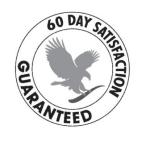 Every product carries a 60-day money back guarantee